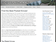 Tablet Screenshot of kniferating.com